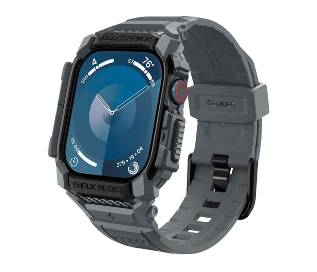 Spigen Rugged Armor ”Pro” Apple Watch 10 (46 Mm) Dark Grey - 1346647 - zdjęcie